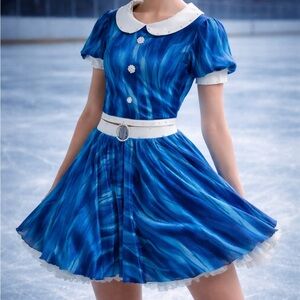 Figure Skating Dress by TV Spinning Out-Ice Skater Costume-Youth Skating Outfit